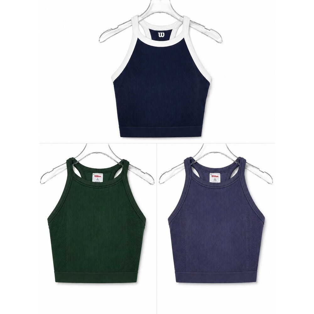 Wilson Seamless Cropped Tennis Tank Top Bundle Set of 3 Women Small - Picture 13 of 13